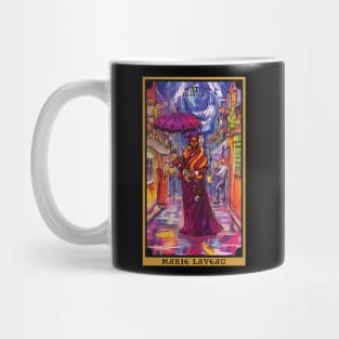 Marie Laveau In The Justice Tarot Card Mug